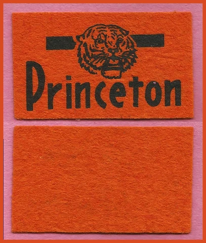 VINTAGE Princeton University Tigers Football Candy Felt 1950’s WOW1 Cover