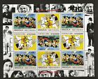 Thematic Stamps Disney, Angola  1999 History of Animation II  sheet of 9  MNH  