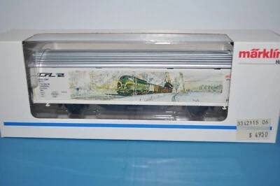 Marklin 4735-96705 CFL 2-Sided Sliding Wall Car "MARKLIN CLUB 1996" -New w/Bx - Image 1 of 4