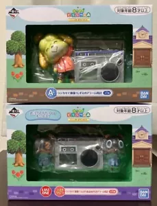 Ichiban kuji Alarm Table Clock set Animal Crossing Japan Isabelle A Last One - Picture 1 of 3