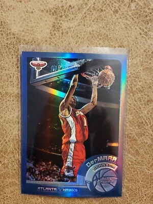 2002-03 Topps Chrome Refractors Hawks Basketball Card #83 Dermarr Johnson - Image 1 of 2