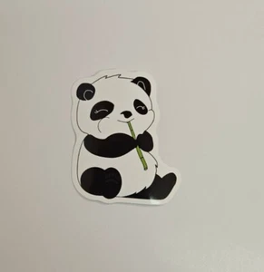 Panda Sticker / Cute Decal For Laptop Or Skateboard - Picture 1 of 3