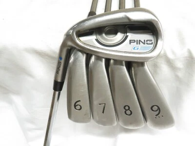 Used LH Ping G Blue Dot Iron Set 6-PW True Temper XP 95 Regular Flex Steel R - Image 1 of 4