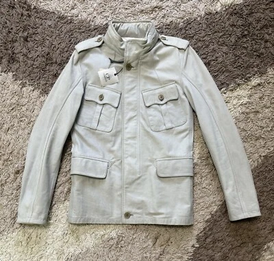 C.P. company  via confine ravarino leather jacket new with tags  size 46 - Image 1 of 4