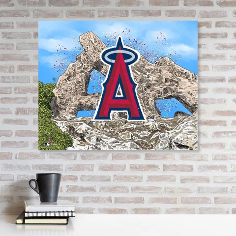 Angels Unsigned Stretched 20x24 Canvas Giclee Print-Designed/Artist Maz Adams Cover