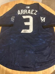 Luis Arraez Miami Marlins Autographed 2023 All Star Jersey JSA Certified - Picture 1 of 8