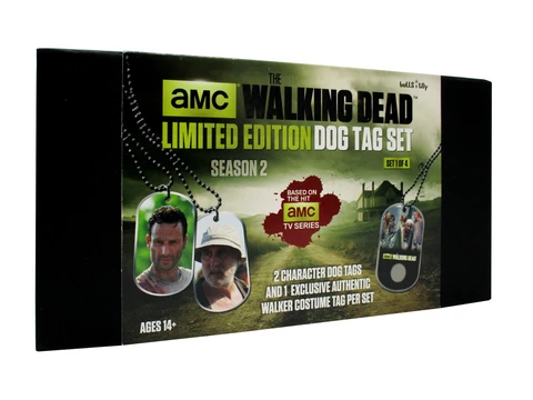 AMC The Walking Dead Dog Tag Limited Edition Set 1 of 4 Cover