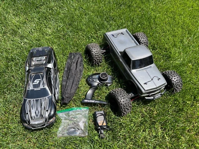 Traxxas E-Revo 1/8 scale 4WD Brushless Castle MXL-6s RTR Upgraded  - Image 1 of 2