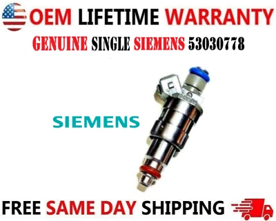 Inyector de combustible Siemens genuino único para Jeep Dodge 1993-2002 #53030778 Foto 1 de 4