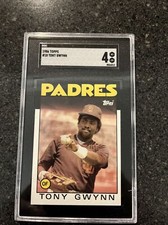 1986 Topps Tony Gwynn SGC 4