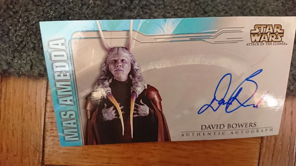 Star Wars Autograph Card Selection Topps - David Bowers - Photo 1/1