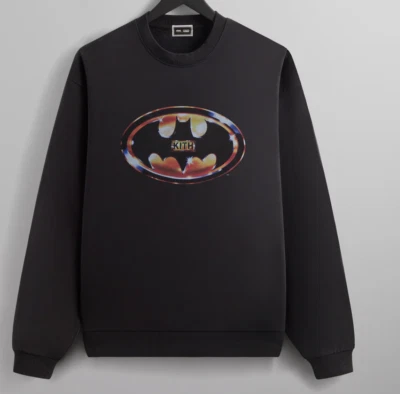 Kith Batman Logo Vintage Nelson Cuello Redondo Talla Grande Negro KHM032796-001 Nuevo Foto 1 de 4
