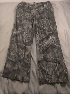 Mossy Oak Pants Extra Large 40-42 Waist Camouflage Fleece Sweats Pockets