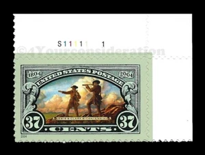 2004 Scott #3854 .37¢ - Louis And Clark Expedition - MNH-S/A Plate Number Single - Picture 1 of 1