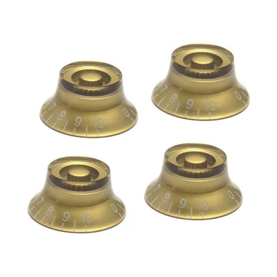 FLEOR LP SG 4PCS Electric Guitar Top Hat Volume Tone Speed Gold Control Knobs - Image 1 of 4
