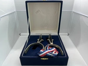 Vintage Chilenisches Cowboy Spur Set Pferdeshow mit Präsentationsbox - Bild 1 von 8