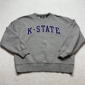 K-State Wildcats - Vintage Y2K  - GEAR -Crewneck Sweatshirt Size M - Picture 1 of 9