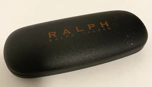 Ralph Lauren Black And Red Leather Glasses Case - Picture 1 of 6