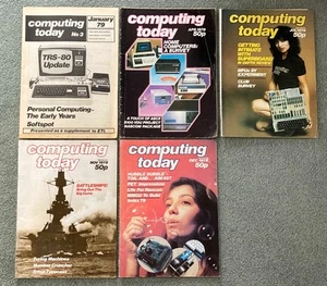 Czasopisma Computing Today 1979 - wydanie ETI #3 i tom 1 wydanie 2, 5, 9 i 10 - Zdjęcie 1 z 12