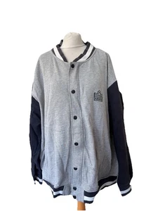 Admiral graue Jacke Gr. 3XL Langarm Kragenlos Baumwolle Herren "  - Bild 1 von 9