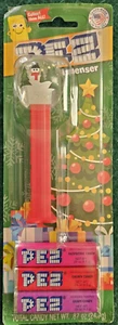 ***NEW "Pez Candy Dispenser" - Christmas Snow Globe Snowman w/Red Stem (SEALED) - Picture 1 of 3