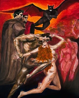 Painting on Canva, Classical Art for Cafe, Restaurant, Hotel 40x50, Acrylic. - image 1 of 3