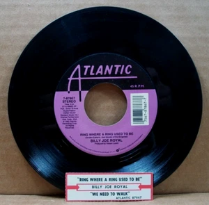 Billy Joe Royal - Ring Where A Ring Used To Be/We Need To Talk (45 RPM, 1990,... - Picture 1 of 6