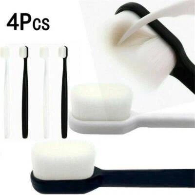 Cepillo de dientes ultrafino cerdas súper suaves cuidado bucal saludable para niños adultos - Imagen 1 de 4