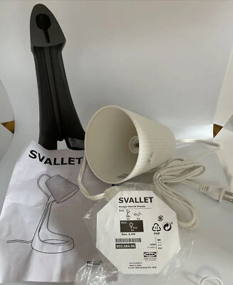 Ikea Svallet Modern Lamp Table Work Desk Bedside Nightstand  Bulb not included - Image 1 of 3