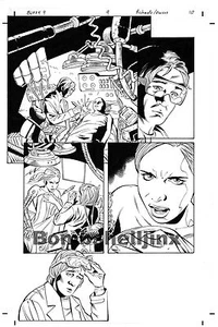 Dark Horse Joss Whedon's BUFFY 9 #9 página 10 arte original -- Richards and Owens - Imagen 1 de 1