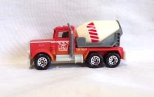 1981 Matchbox PETERBUILT CEMENT TRUCK -Orange/White - China - Mint - Picture 1 of 6