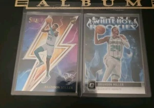 Brandon Miller RC 2023-24 Donruss Optic White Hot Rookies Silver prizm #10 - Bild 1 von 2