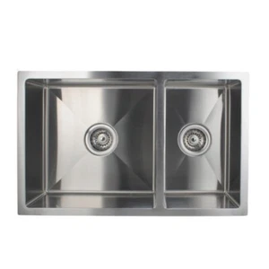 New Castano One And Half Bowl 670mm Kitchen Sink Lirio SSLIRBH670 - Picture 1 of 3