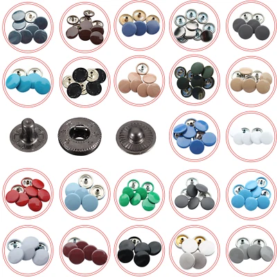 Eisen Snap Verbindungen Druckknöpfe Bunt Knöpfe für Jacke, Geldbörse & Tasche - Bild 1 von 4