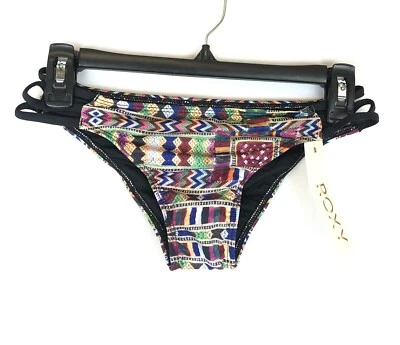 Roxy Women’s Multicolor Cuba Base Bikini Bottom Size XS - Imagem 1 de 3