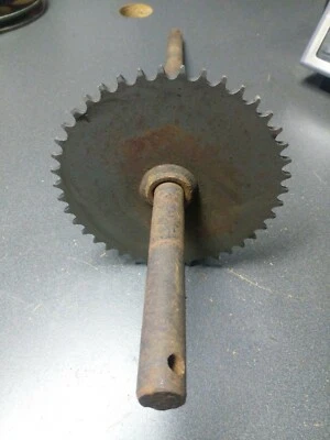 Rare Roper 608-261 Snowblower 7/8" Dia X 22" Long Axle w/ 42 Tooth Sprocket  NLA Foto 1 de 4