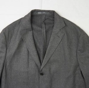Balmain Paris Chore Jacket Overcoat Mens Size 2XL XXL  Grey Wool Blazer Unlined - Picture 1 of 19