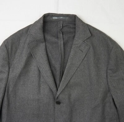 Balmain Paris Chore Jacket Overcoat Mens Size 2XL XXL  Grey Wool Blazer Unlined - Image 1 of 4