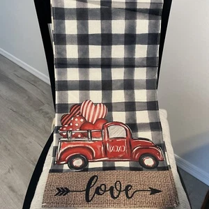13x108”Valentine Day Table Runner New In Packing. Opened Only For Pictures - Picture 1 of 7