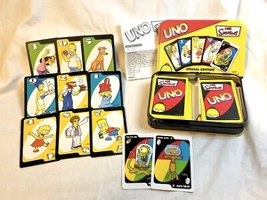 The SIMPSONS 2003 UNO Special Edition CARD GAME in Collectors Tin COMPLETE SET - Picture 1 of 6