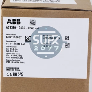 New 1PCS ABB frequency converter inverter ACS380-040S-02A6-4 - Picture 1 of 11