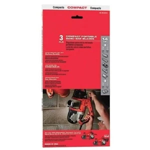 Milwaukee Tool 48-39-0519 14 Tpi Compact Portable Band Saw Blade 3Pk for 2429 - Picture 1 of 2