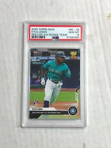 KYLE LEWIS 2020 Topps Now Rookie Cup Team RC #RC-09! PSA GEM MINT 10! HUGE SALE! - Picture 1 of 3