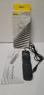 SHOOT RM-VPR1 LCD Timer Remote Shutter Release Control Cord For Sony a7 A6000 - Image 1 of 4