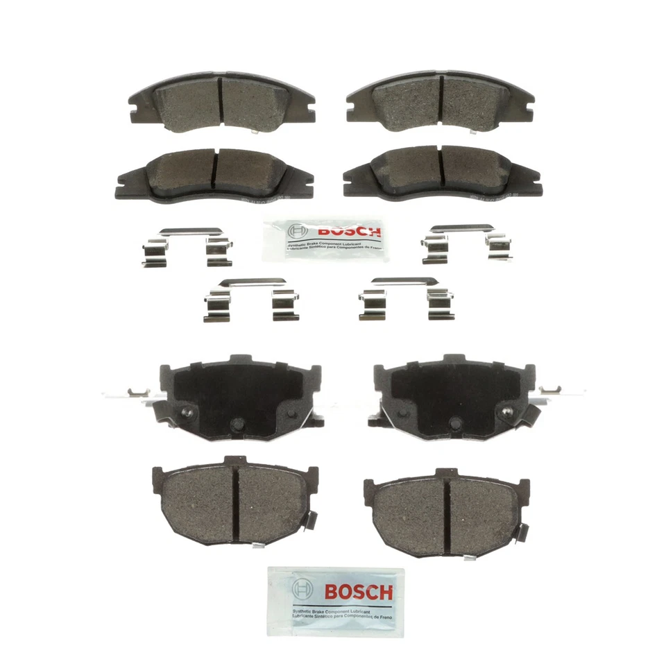 Bosch Blue Front and Rear Ceramic Disc Brake Pad Kit For Kia Spectra Spectra5 - Image 1 of 1