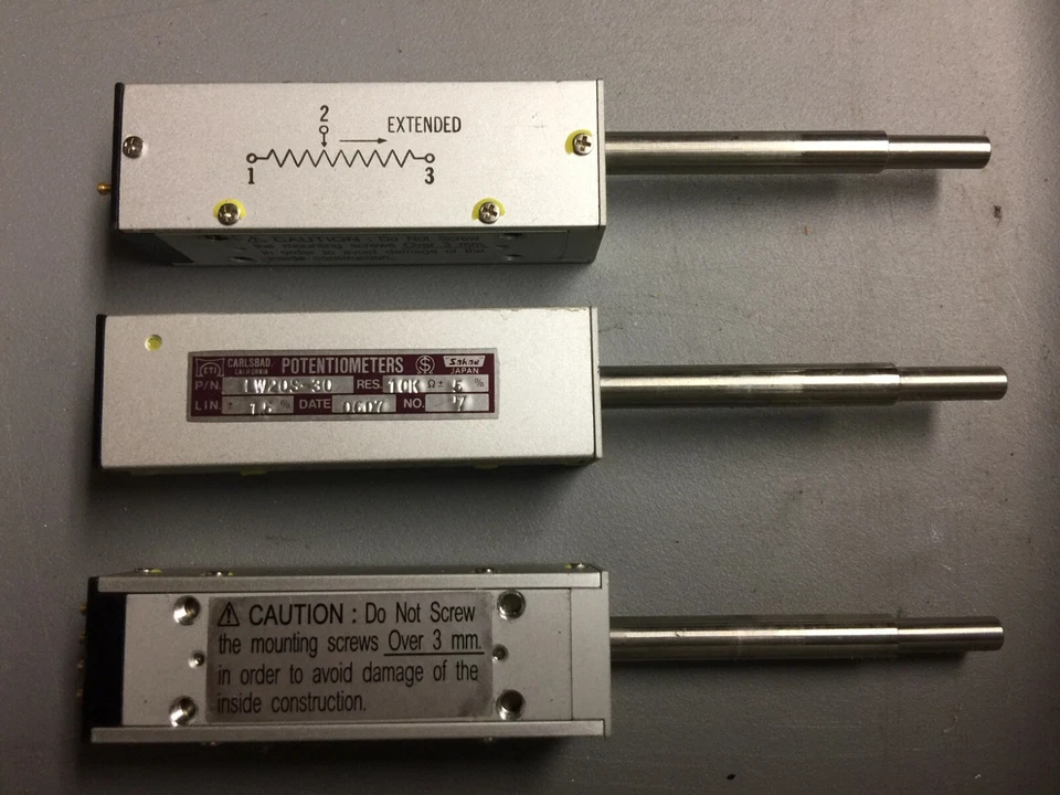 ETI LW20S-30 10K Linear Motion Potentiometer, 7 available - Image 1 of 1