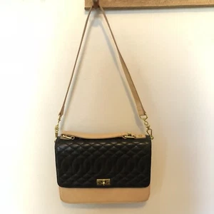 J. Crew Edie Quilted Leather Bag GUC - Picture 1 of 6