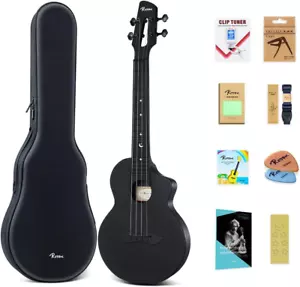 Concert Ukulele Nova 23 Inch Carbon Fiber Travel Ukelele for Adult Kids Beginner - Picture 1 of 6