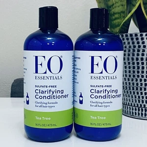 EO Essentials Clarifying Conditioner Tea Tree 16 Oz Sulfate Free (2 Pack) - Picture 1 of 3