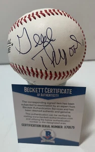George Thorogood signed handsigniert Leder Baseball Beckett zertifiziert - Bild 1 von 3